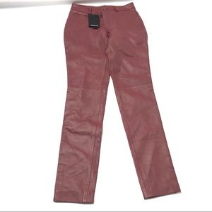 Santo Women's 100% Lambskin Leather Pants Size 2